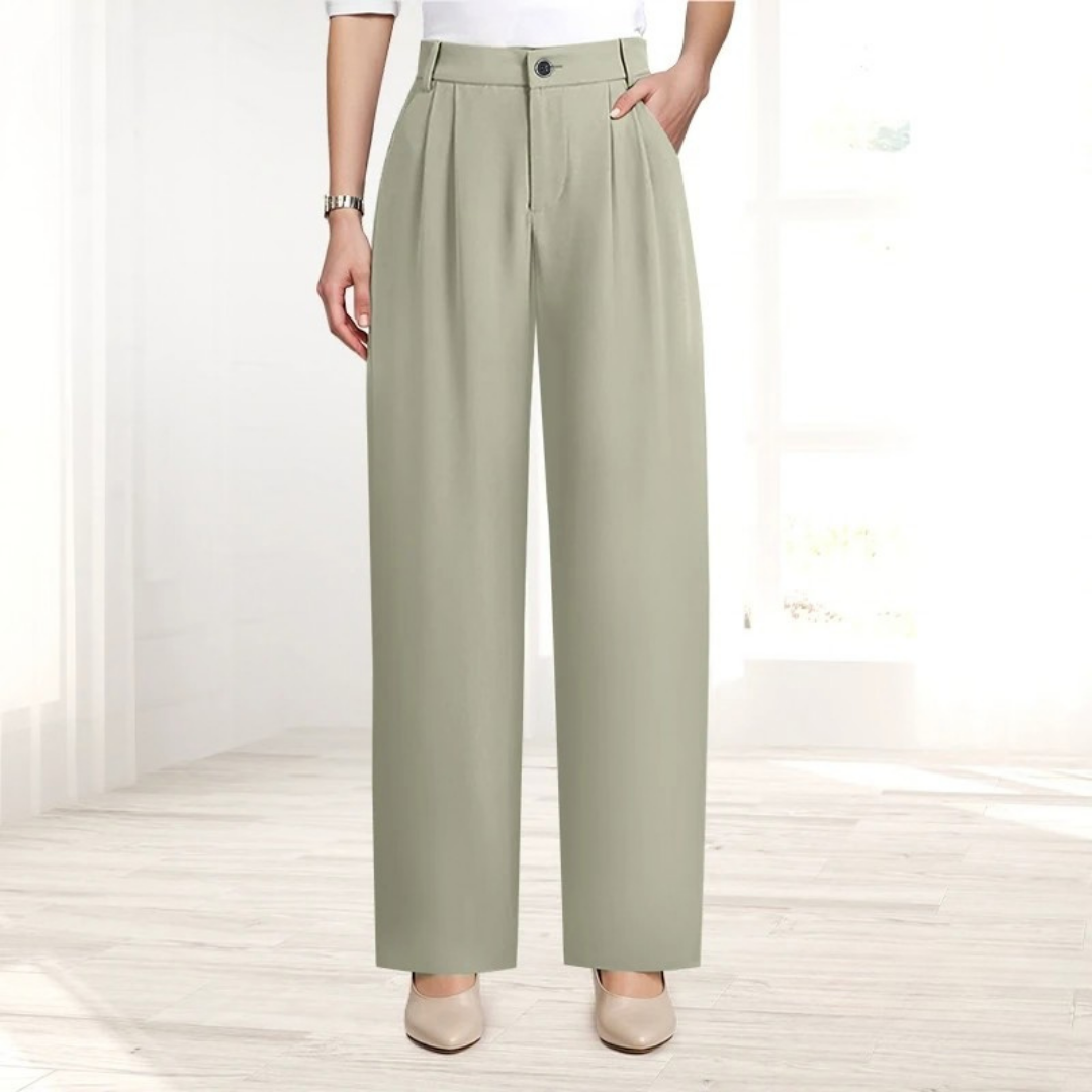 ⌛ ¡Solo quedan 3 días: 50% de descuento en todo! ⏰ Pantalones de mujer de tiro alto, ultra cómodos y elegantes.
